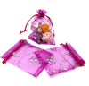 100PCS 9X12CM Drawstring Organza Jewelry Favor Pouches Wedding Party Festival Gift Bags - JijaCraft