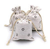 20 PCS Chic Cotton Burlap Drawstring Pouches 9*12CM Gift Bags Wedding Party Favor Jewelry Bags - JijaCraft