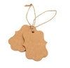 100 PCS 7*5CM  Blank Kraft Paper Gift Tags,Thank You Paper Hang Tags with 100 Feet Jute Twine - JijaCraft