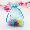 100PCS 9X12CM Drawstring Organza Jewelry Favor Pouches Wedding Party Festival Gift Bags - JijaCraft