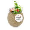100 PCS Brown Kraft Hang Tags 'Handmade with love' Printed Tags with 100 Feet Jute Twine - JijaCraft