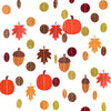 jijAcraft Fall Leaf Garland Banner – 4PCS Thanksgiving Garland, Fall Decorations with Maple Leaves Dots, Thanksgiving Party Streamers Decor for Autumn, Birthday, Home Mantel, Wedding, Classroom