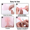 jijAcraft Transparent Balloon Clips 100PCS, Tie-Free Balloon Clips for 5-12 Inch Latex Balloons, Easy No Knot Balloon Closure Fasteners for Birthday, Wedding & Party Balloons Arch Decor Supplies
