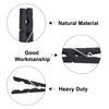 jijAcraft Wooden Clips with String, 50Pcs 2.9Inch Picture Hanging Display Clips, Black Clothes Pins, Wooden Decoration Clip for Classroom DIY Project, Cheer Pins, Hanging Clothes