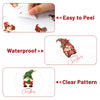 jijAcraft 120Pcs Merry Christmas Stickers – Gnome Christmas Gift Stickers, 2Inch Holiday Envelope Seals, Waterproof Paper Labels for Gift Wrapping, Party Favors, Dessert Packaging, Small Business
