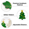 jijAcraft Hot Chocolate Banner – Pre-Strung Glitter Gold Christmas Garland, Hot Chocolate Bar Supplies, Banner Set with Cocoa Cups, Trees, Gingerbread, Snowflakes - Holiday&Winter Party Decorations