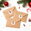 jijAcraft 120Pcs Merry Christmas Stickers – Gnome Christmas Gift Stickers, 2Inch Holiday Envelope Seals, Waterproof Paper Labels for Gift Wrapping, Party Favors, Dessert Packaging, Small Business