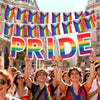 jijAcraft Progress Pride Flag Banner Decorations, LGBTQ+ Flags Garland, Pre-Strung Gay Pride Bunting with Rainbow, Gay Bunting for Pride Month Party, Home, School  Community Event Decor 38 Flags