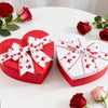 jijAcraft Valentine Heart Ribbon Wired Edge - 1-1/2 Inch x 11 Yards Fabric Red Ribbon with Glitter Heart, Happy Valentines Day Ribbons for Gift Wrapping, Party Favors, Bouquet