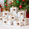 jijAcraft 120Pcs Christmas Gift Stickers - Vintage Happy Holiday Sticker, 2Inch Merry Christmas Stickers, Holiday Envelope Seal for Gift Wrapping, Cookie Bags, Party Favors, Xmas Party Supplies - JiJaCraft.com