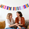 jijAcraft 2 Pack Progress Pride Flag Banner Decorations, LGBTQ+ Flags Garland, Pre-Strung Gay Pride Bunting with Rainbow, Pride Month Party Decorations for Home School Community Events 60 Flags