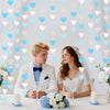 jijAcraft Heart Garland Blue Bachelorette Party Decorations – 52FT Light Blue and Silver Streamers, Baby Boy Shower Garland for Party Decor, Bridal Shower, Birthday, Engagement, Wedding Decor - JiJaCraft.com