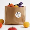 jijAcraft 60Pcs Halloween Stickers - 2Inch Round Witching You a Happy Halloween Trick or Treat Name Labels Stickers for Envelopes, Goodie Bags, Gift Wrapping