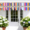 jijAcraft 2 Pack Progress Pride Flag Banner Decorations, LGBTQ+ Flags Garland, Pre-Strung Gay Pride Bunting with Rainbow, Pride Month Party Decorations for Home School Community Events 60 Flags