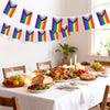 jijAcraft Progress Pride Flag Banner Decorations, LGBTQ+ Flags Garland, Pre-Strung Gay Pride Bunting with Rainbow, Gay Bunting for Pride Month Party, Home, School  Community Event Decor 38 Flags