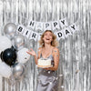 jijAcraft 3 Pack Metallic Silver Tinsel Foil Fringe Curtain, Party Photo Backdrop for New Year¡¯s Eve Weddings Disco Theme Graduation Bachelorette Birthday Baby Shower Party Gender Reveal Decorations