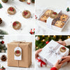 jijAcraft 120Pcs Christmas Gift Stickers - Vintage Happy Holiday Sticker, 2Inch Merry Christmas Stickers, Holiday Envelope Seal for Gift Wrapping, Cookie Bags, Party Favors, Xmas Party Supplies - JiJaCraft.com