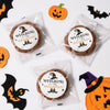 jijAcraft 60Pcs Halloween Stickers - 2Inch Round Witching You a Happy Halloween Trick or Treat Name Labels Stickers for Envelopes, Goodie Bags, Gift Wrapping