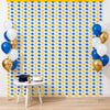 jijAcraft 2 Pack Blue Gold Graduation Cap Tinsel Foil Fringe Curtain, Graduation Party Decorations with String, Congrats Grad Streamers for Graduation Photo Booth Class of 2026 Prom School Home Decor