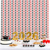 jijAcraft 2 Pack Red Black Graduation Cap Tinsel Foil Fringe Curtain, Graduation Party Decorations with String, Red Black Congrats Grad Streamers for Graduation Photo Booth Class of 2026 School Decor