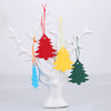 Christmas Tree Gift Tags,120 Pcs 12 Colors Blank Gift Wrap Tags with Organza Ribbons Colored Paper Gift Tags with String Holiday Gift Party Favors Tags - JijaCraft