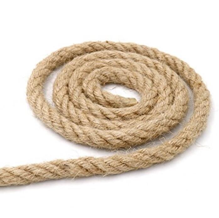 Natural 10mm 10M Strong Hemp Rope Thick Jute String Craft Twine