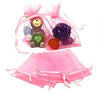 100 PCS 7CM X9 CM (2.8X3.5") Drawstring Organza Gift Bags Jewelry Pouches - JijaCraft