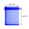 100 PCS 7CM X9 CM (2.8X3.5") Drawstring Organza Gift Bags Jewelry Pouches - JijaCraft