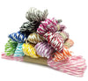 120 Yards Craft Raffia Stripes Paper String for DIY Making,Gift Packing,12 Colors(10 Yards of Each Color) - JijaCraft