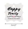 Happy Trails Tags,Thank You for Coming Kraft Paper Tags,100PCS ''Happy Trails Thank You for Coming'' Printed Gift Tags with 100 Feet Twine - JijaCraft
