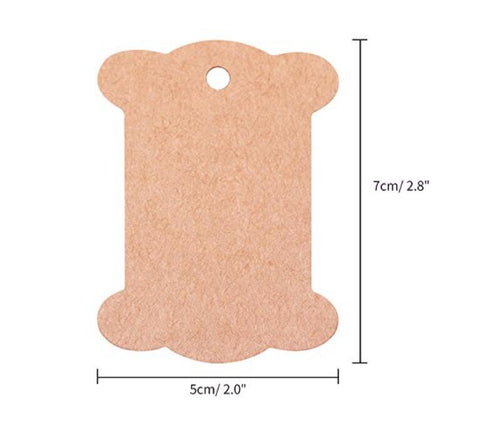 100 PCS Brown Bone Shape Kraft Paper Gift Tags, Kraft Hang Luggage Tags Wedding Favor Tags with 100 Feet Jute Twine - JijaCraft