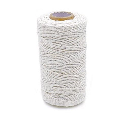 100 M/328 Feet Durable Cotton Bakers Twine String,Perfect for Tags Tie, Homemade Art, DIY Craft, Gardening Application - JijaCraft