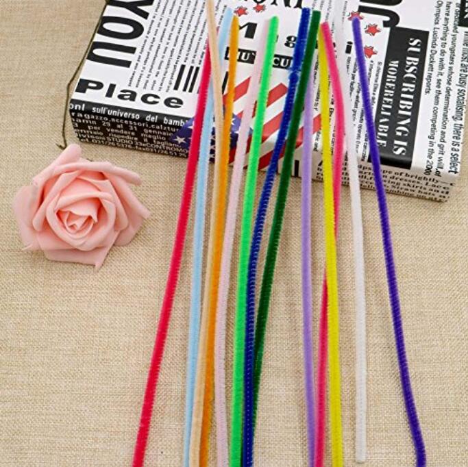 720 Pcs 36 Colors Glitter Pipe Cleaners Chenille Stems,Assorted Colors –
