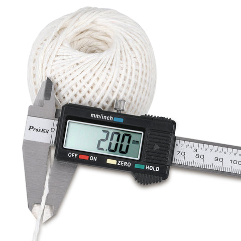 Natural White String,984 Feet Christmas String,Cotton String Baker Twine,Heavy Duty Packing String for DIY Crafts and Gift Wrapping-2mm - JijaCraft