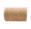 200M 2 Ply Jute Twine Natural Durable Packing Jute String Thick Hemp Rope Crafts Gift Twine(1 mm) - JijaCraft