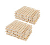 100 Pcs 7.2 CM Jumbo Wooden Clothespins Large Clothespins Photo Paper Pegs Craft Wood Photo Clips - JijaCraft