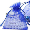 100 PCS 7CM X9 CM (2.8X3.5") Drawstring Organza Gift Bags Jewelry Pouches - JijaCraft
