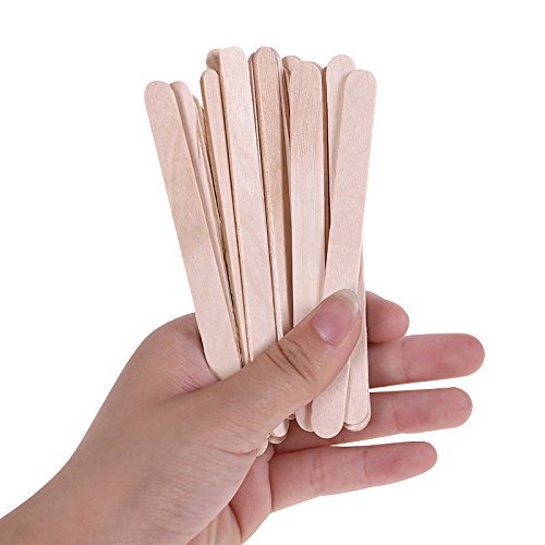 Wooden Ice Cream Popsicle Sticks Pack of 300 Pcs