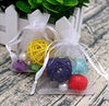 100 PCS 7CM X9 CM (2.8X3.5") Drawstring Organza Gift Bags Jewelry Pouches - JijaCraft