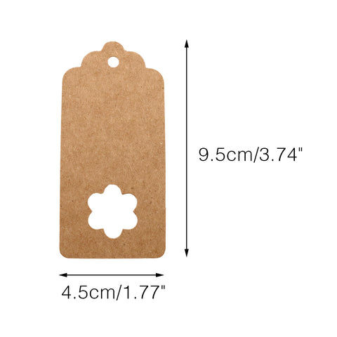 Thank You for Celebrating with Us, Paper Gift Tag, 100 PCS Kraft Tags –