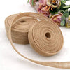 Jute Ribbon,30M Natural Burlap Fabric Ribbon,3PCS Hessian Craft Ribbon Band for Gift Wrapping,Wedding Events Party and Home Decor (10M Each roll,2cm Wide) - JijaCraft