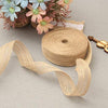 Jute Ribbon,30M Natural Burlap Fabric Ribbon,3PCS Hessian Craft Ribbon Band for Gift Wrapping,Wedding Events Party and Home Decor (10M Each roll,2cm Wide) - JijaCraft