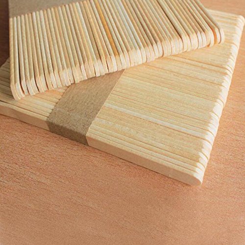 100 Sticks - Wood Craft Popsicle Sticks 4.5 inch -Green