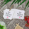 from My Shower to Yours Tags,100PCS Baby or Bride Shower Favor Tags,Kraft Paper Gift Hang Lables,Fancy Shape Gift wrap Tags with 100 Feet Jute Twine - JijaCraft