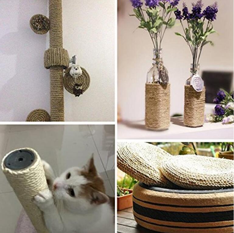 Cuerda De Yute Natural De 20 Mm De Grosor X 20 Metros De Largo, Resistente, Para Decoración Rústica, Jardinería Y Proyectos DIY