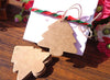 100 PCS Kraft Paper Gift Tags Christmas Tree Shape Brown Kraft Hang Tag Bonbonniere Wedding Favor Gift Tags with Jute Twine 30 Meters - JijaCraft