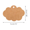 100 PCS Craft Paper Gift Tags 5CM 7CM Cloud Shape Wedding Party Favor Labels with 30 Meters Natural Jute Twine - JijaCraft