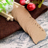100 PCS Kraft Paper Gift Tags Leaf Shaped Brown Hang Labels with 100 Feet Natural Jute Twine - JijaCraft