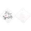Let Love Sparkle Tags,100PCS Wedding Tags,Original Design Paper Gift Tags with 100 Feet Jute Twine (2.36 inch,Black Font) - JijaCraft
