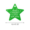 100 PCS Star Shaped Christmas Gift Tags with String, Merry Christmas Paper Hang Tags with 100 Feet Natural Jute Twine - JijaCraft